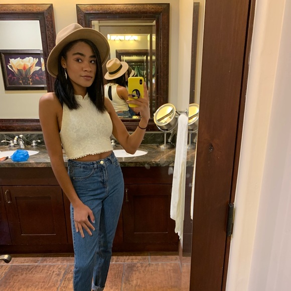 For Love And Lemons Tops - For Love & Lemons white lace top